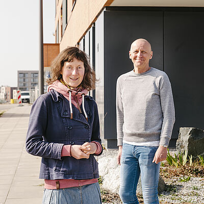 Frau und Mann