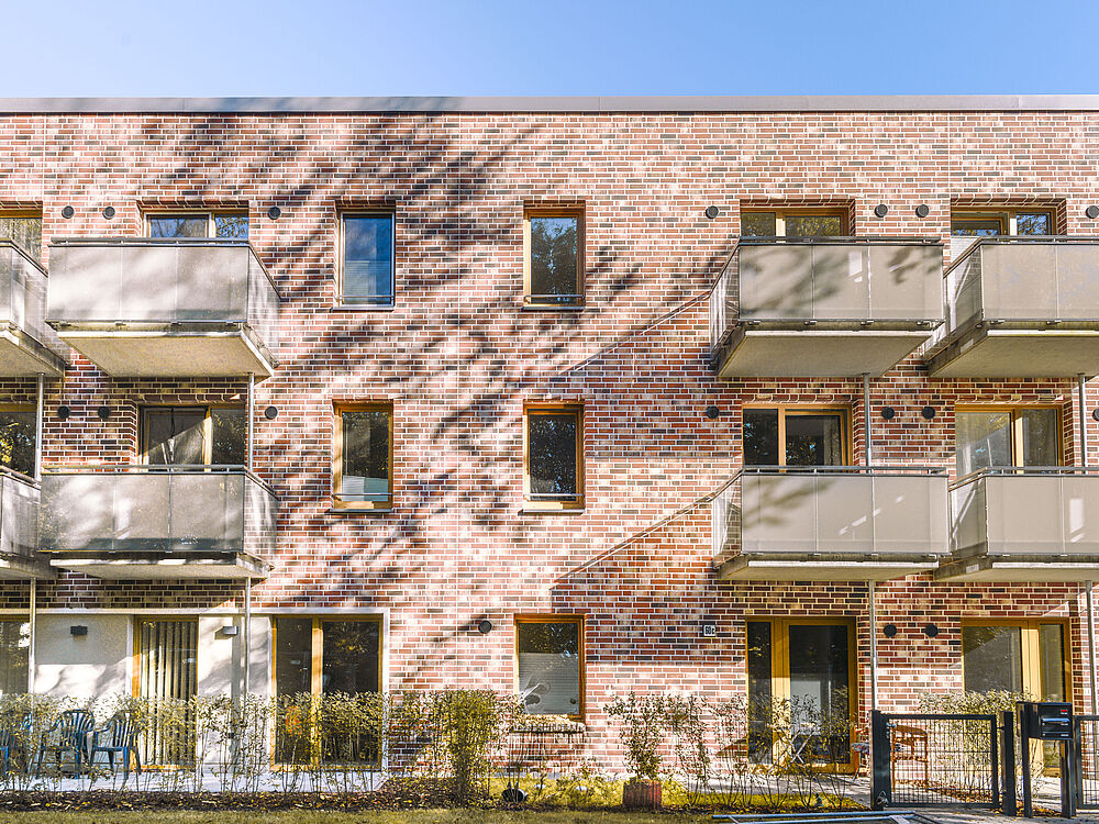 Blick auf das Haus 