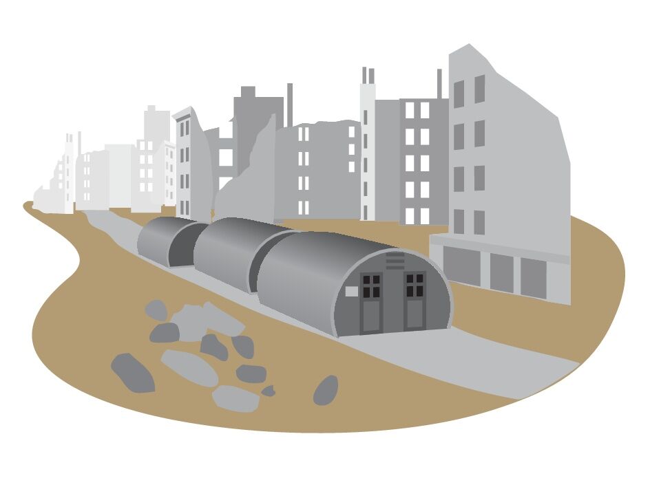 Illustration: Nissenhütten Illustration: Nissenhütten