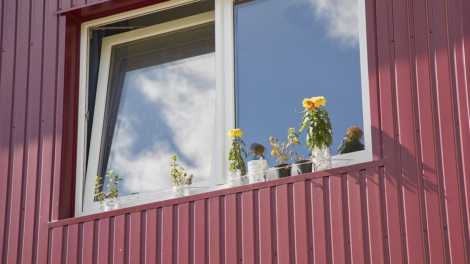 Fenster einer Unterkunft