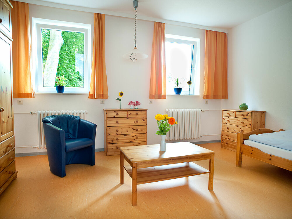 Zimmer im Sozialtherapeutischen Zentrum Sachsenwaldau