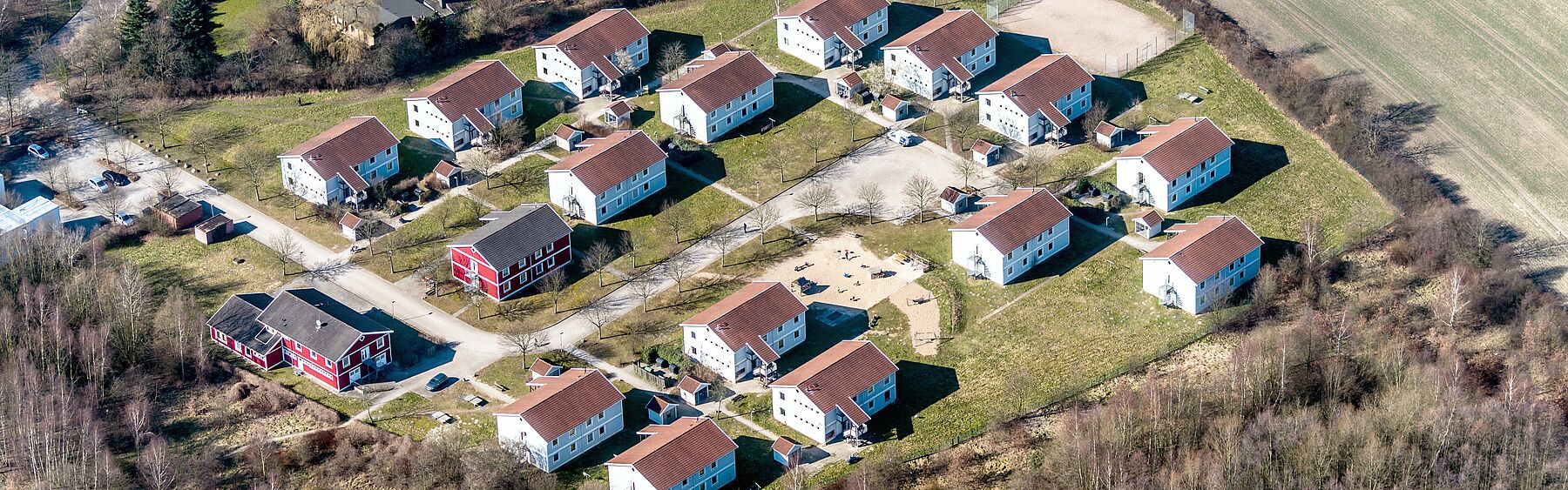 Luftbild: Wohnunterkunft Mattkamp