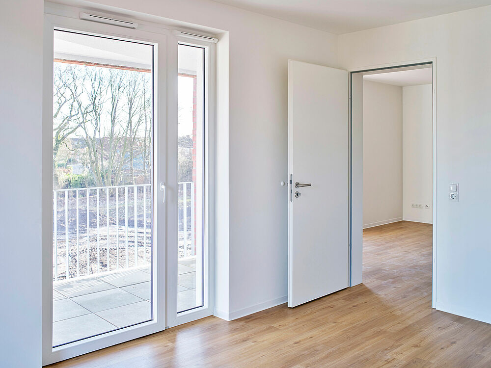 Leeres Zimmer frei