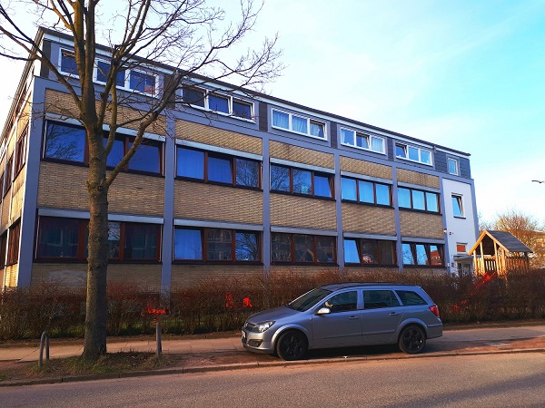 Wohnunterkunft Holsteiner Kamp Die Unterkunft von außen